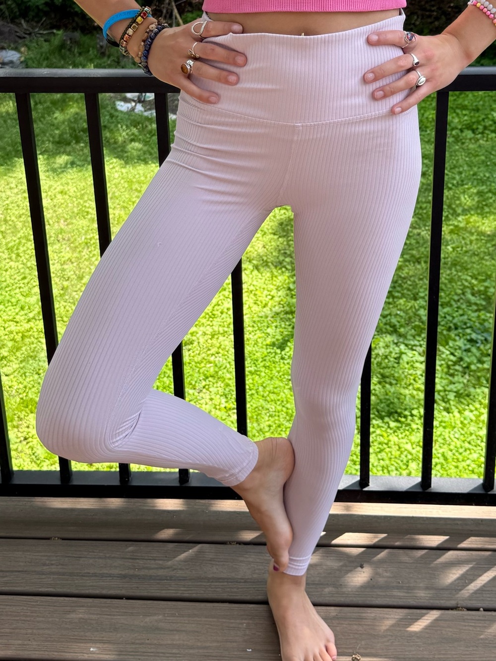 Target Purple Leggings Slim Fit Stretchy
